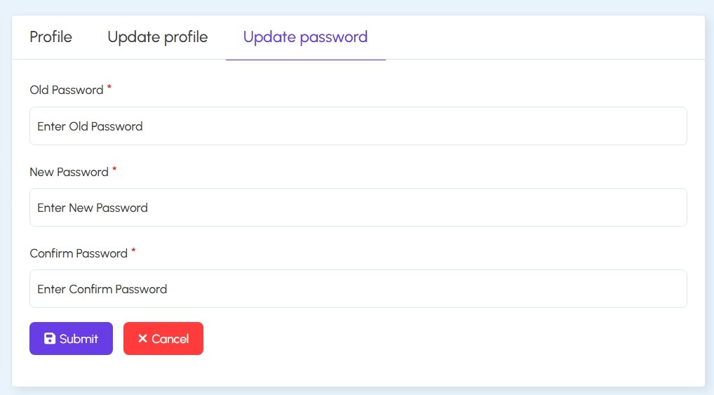 Change Admin Password