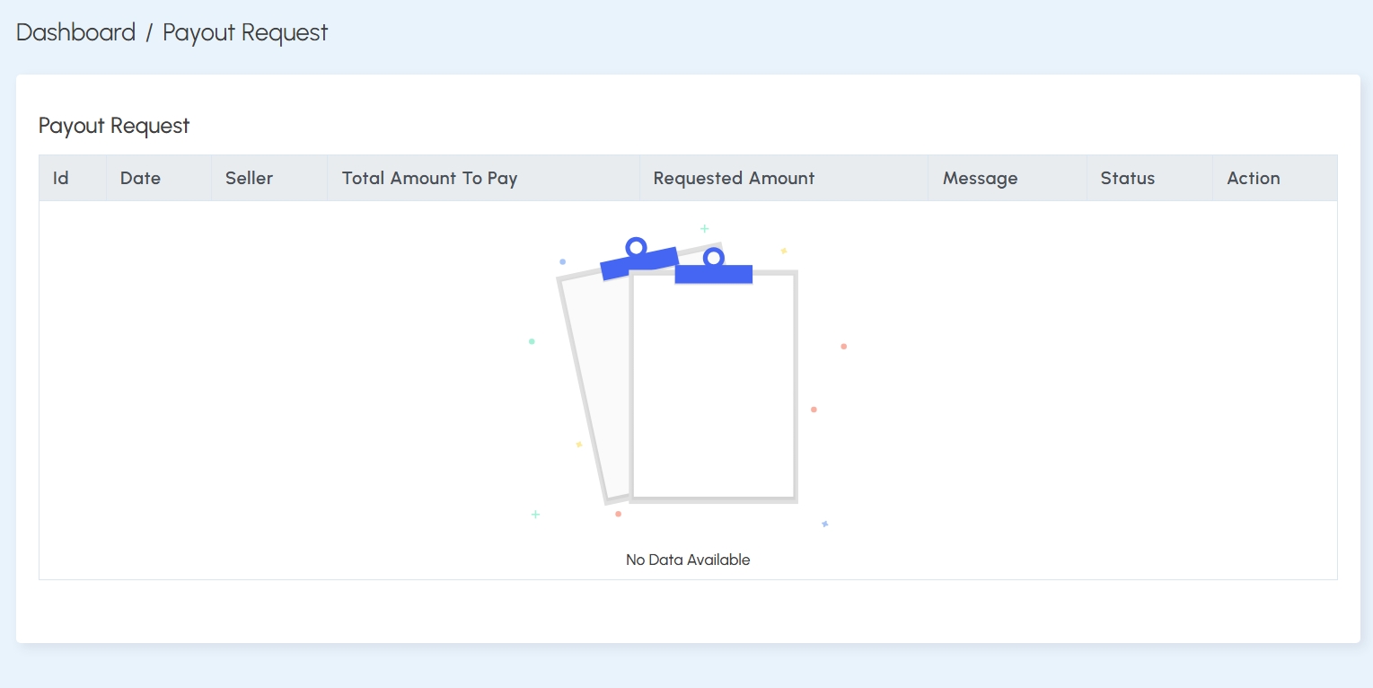 Payout Request Table