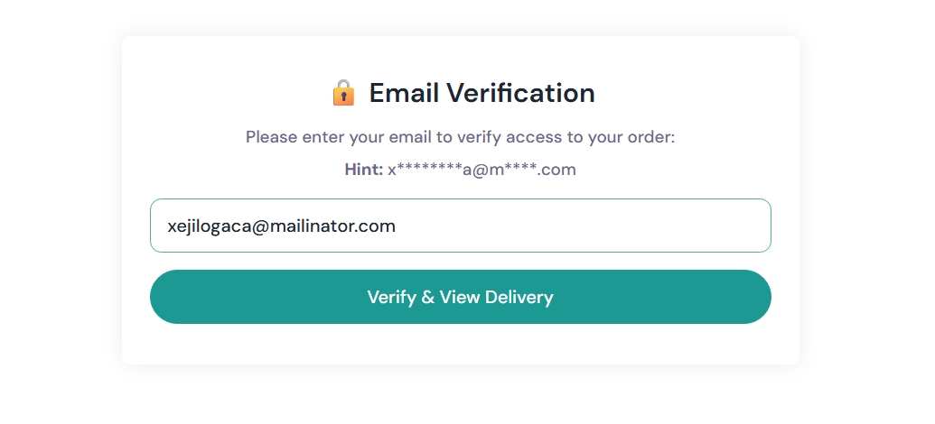 Guest Email Verification Prompt