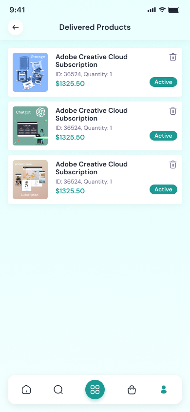 Delivered Products